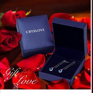 2/$40 NWT 925 sterling silver blue moon earrings.